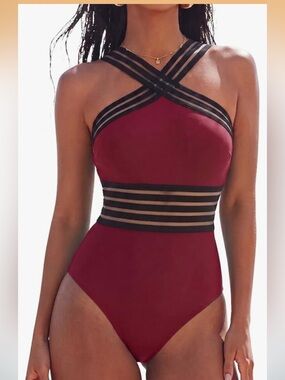 Women's Tummy Control Slimming One Piece Bathing Suit
